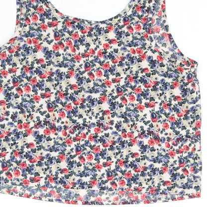 Womens UK Size 10 New Look Multicoloured Camisole Blouse