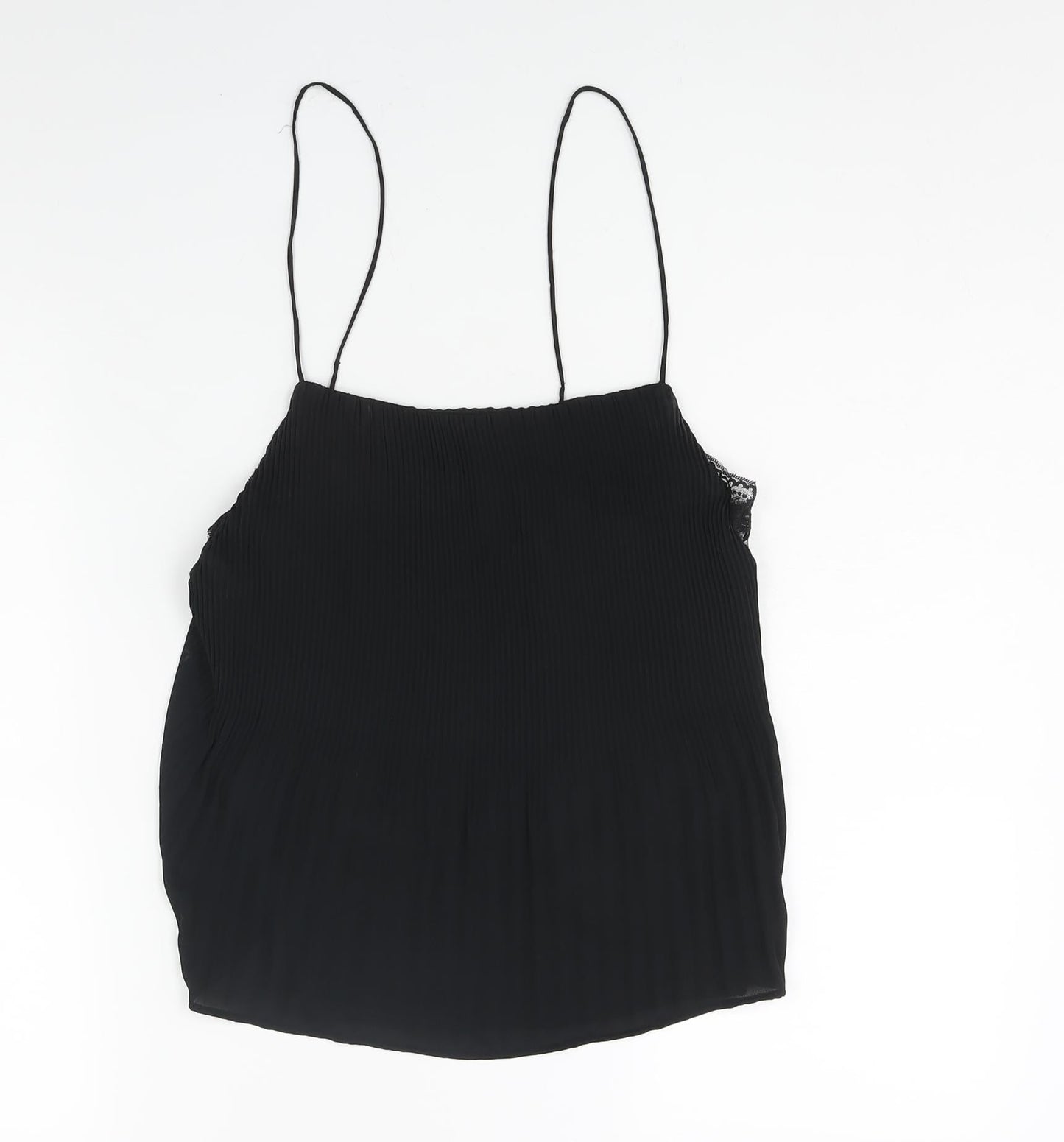 Womens UK Size M Zara Black Camisole Blouse