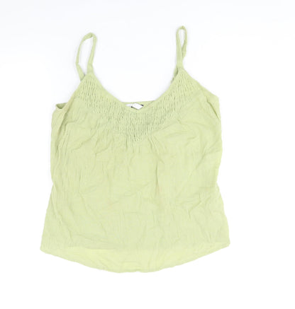 Womens UK Size 14 BHS Green Camisole Blouse