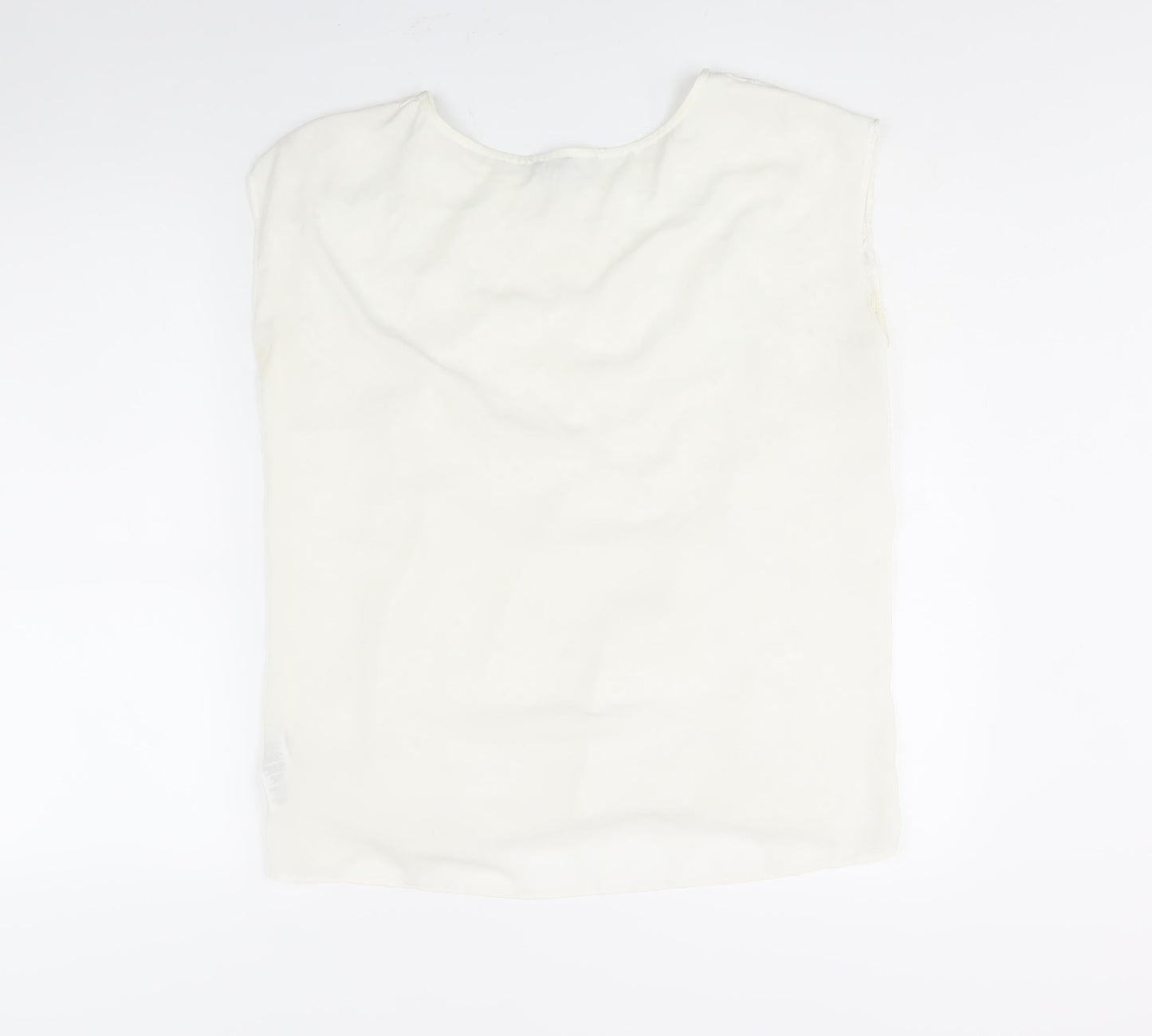 Womens UK Size 14 Red Herring Ivory Basic Blouse