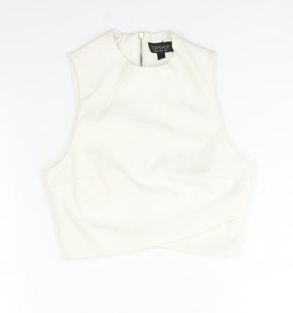 Womens UK Size 6 Topshop Ivory Camisole Blouse