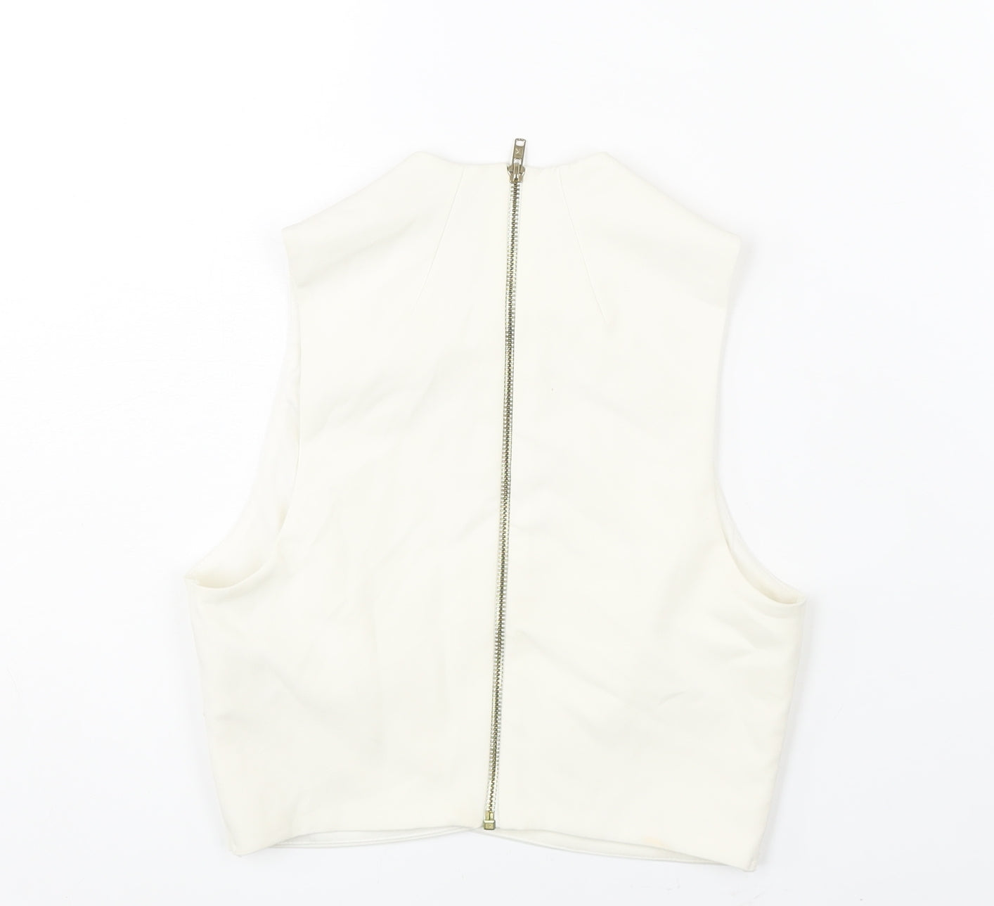 Womens UK Size 6 Topshop Ivory Camisole Blouse