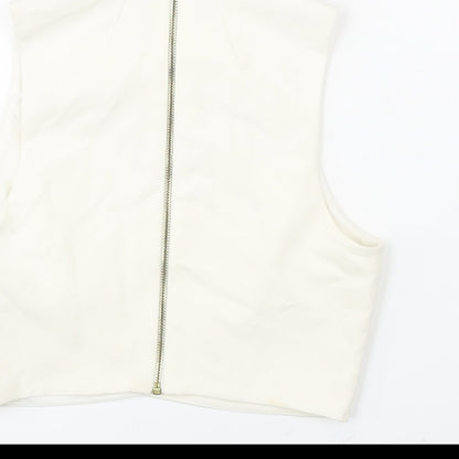 Womens UK Size 6 Topshop Ivory Camisole Blouse