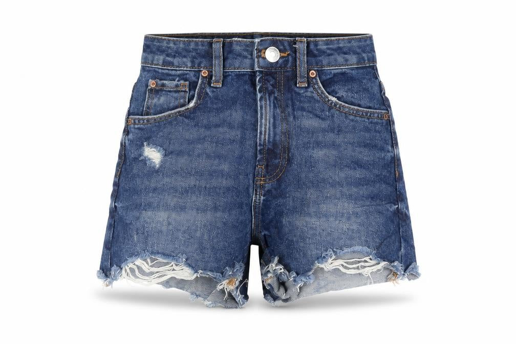 Womens UK Size 4 Denim & Co. Regular Fit Cut-Off Shorts