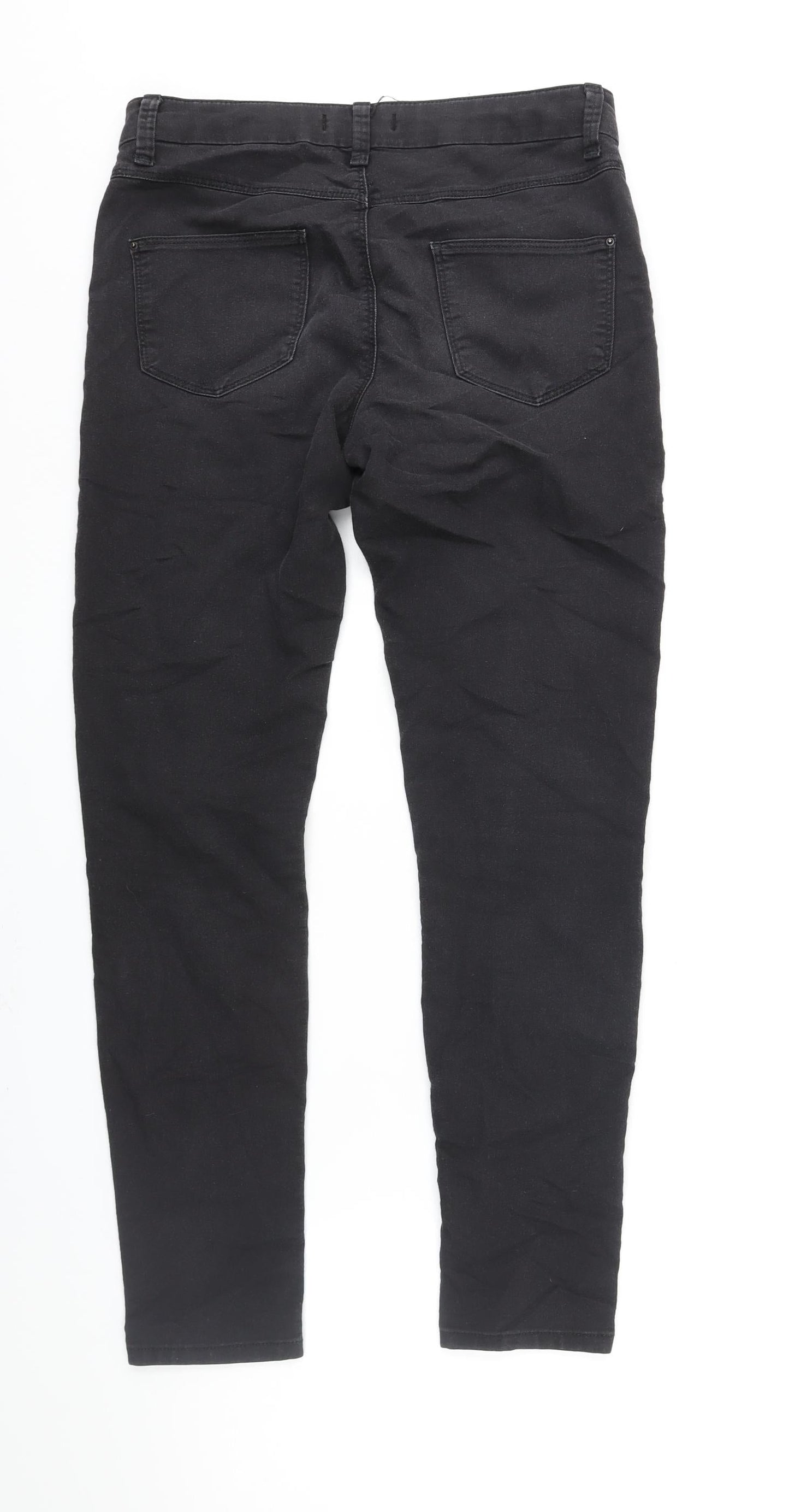 Womens UK Size 8 Marks and Spencer Regular Fit Skinny Black Jeans