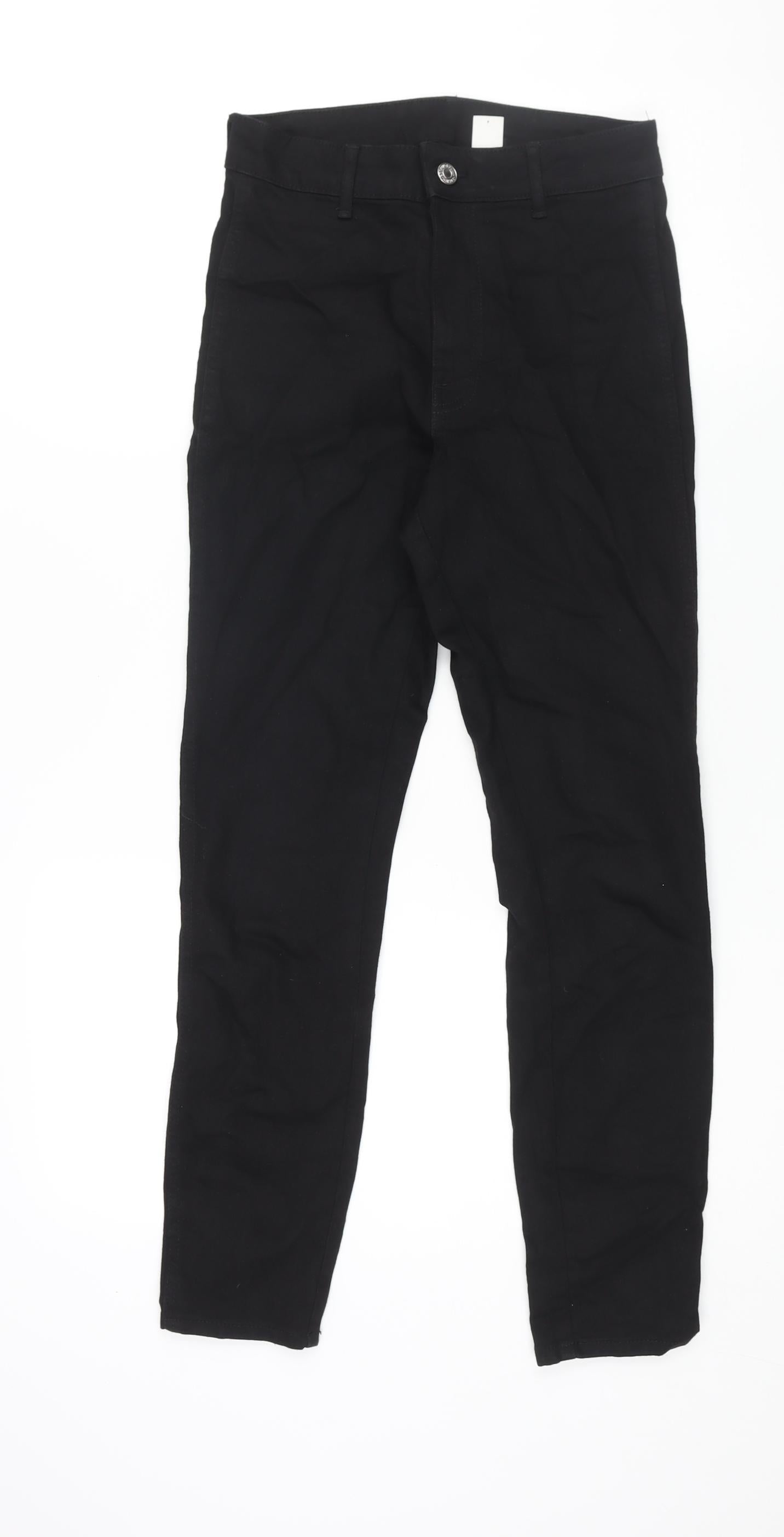Womens UK Size 6 H&M Regular Fit Skinny Black Jeans