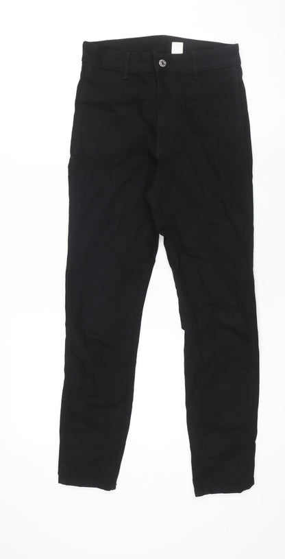 Womens UK Size 6 H&M Regular Fit Skinny Black Jeans