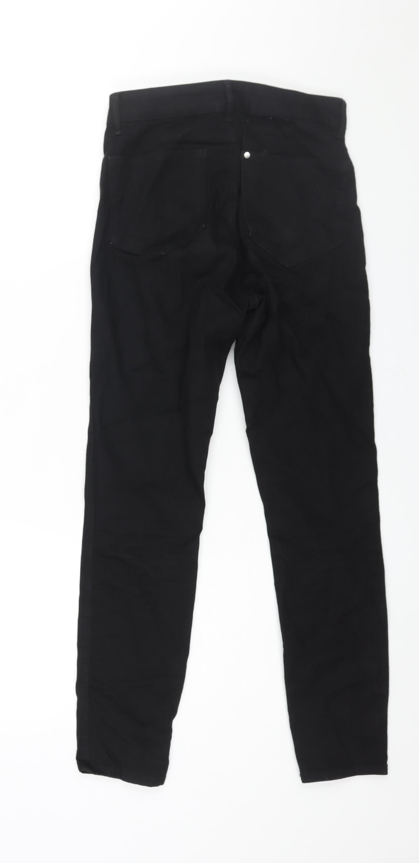 Womens UK Size 6 H&M Regular Fit Skinny Black Jeans