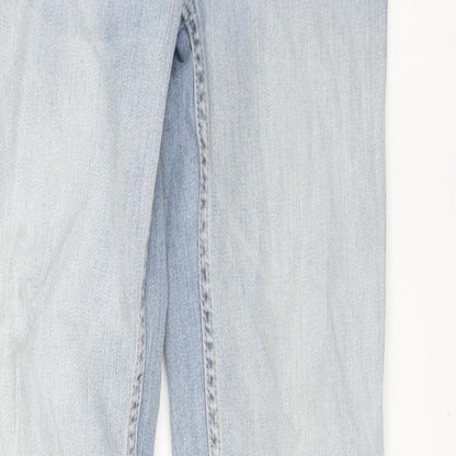 Levi's Womens Blue Cotton Skinny Jeans Size 27 in L32 in Regular Zip