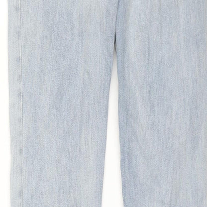 Levi's Womens Blue Cotton Skinny Jeans Size 27 in L32 in Regular Zip