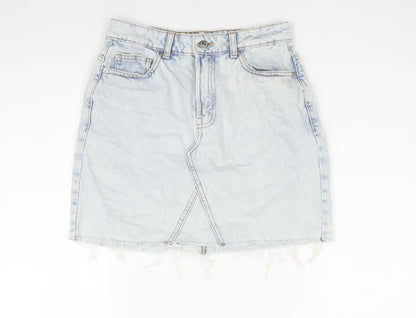 Womens UK Size 10 Denim & Co. A-Line Denim Skirt