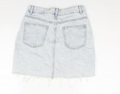 Womens UK Size 10 Denim & Co. A-Line Denim Skirt