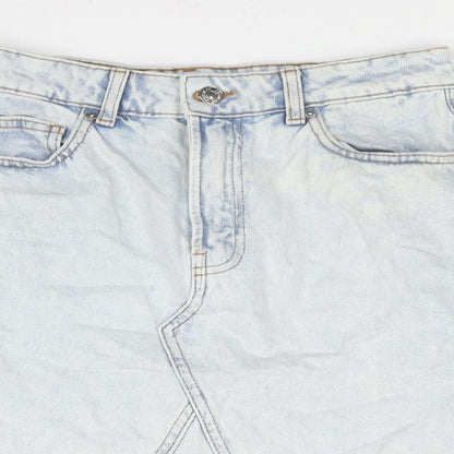 Womens UK Size 10 Denim & Co. A-Line Denim Skirt