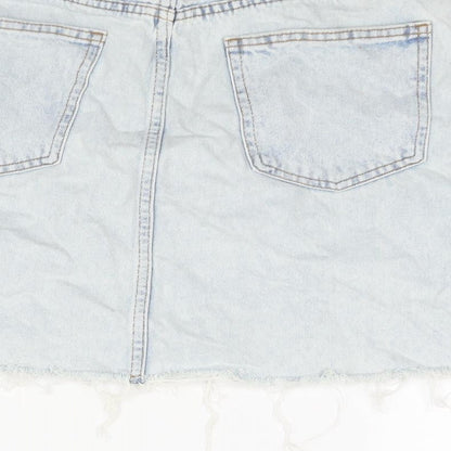 Womens UK Size 10 Denim & Co. A-Line Denim Skirt