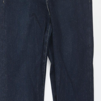 Levi's Womens Blue Cotton Skinny Jeans Size 28 in L32 in Regular Zip