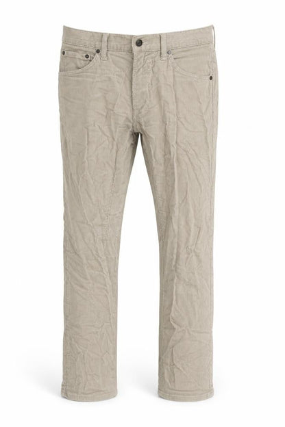 Mens UK Size 30 in Marks and Spencer Regular Fit  Beige Trousers