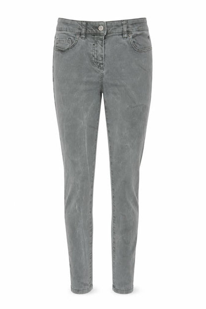 NEXT Womens Green Cotton Skinny Jeans Size 8 L28 in Regular Zip