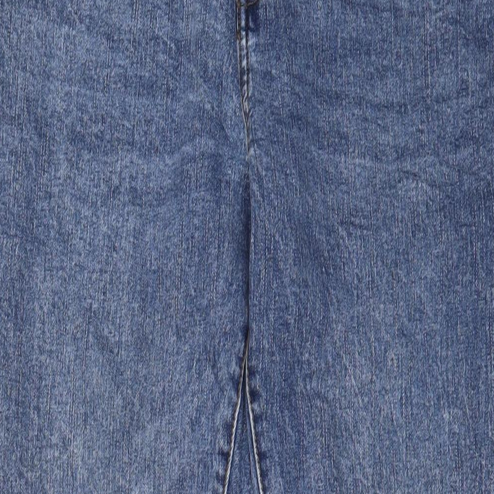 George Womens Blue Cotton Skinny Jeans Size 8 L30 in Regular Zip