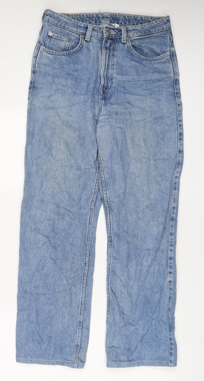 Womens UK Size 28 in Weekday Regular Fit Straight Blue Jeans