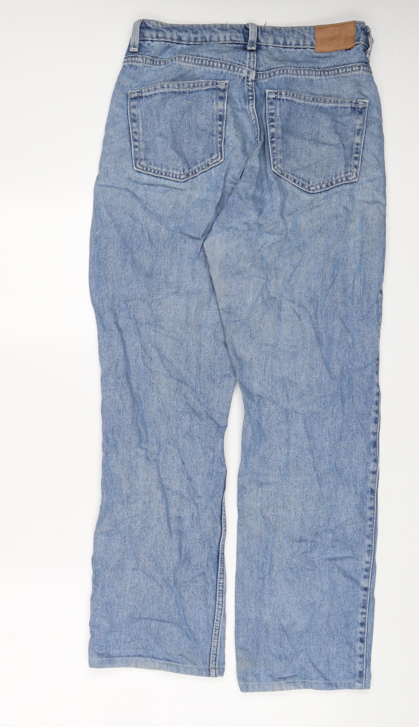 Womens UK Size 28 in Weekday Regular Fit Straight Blue Jeans
