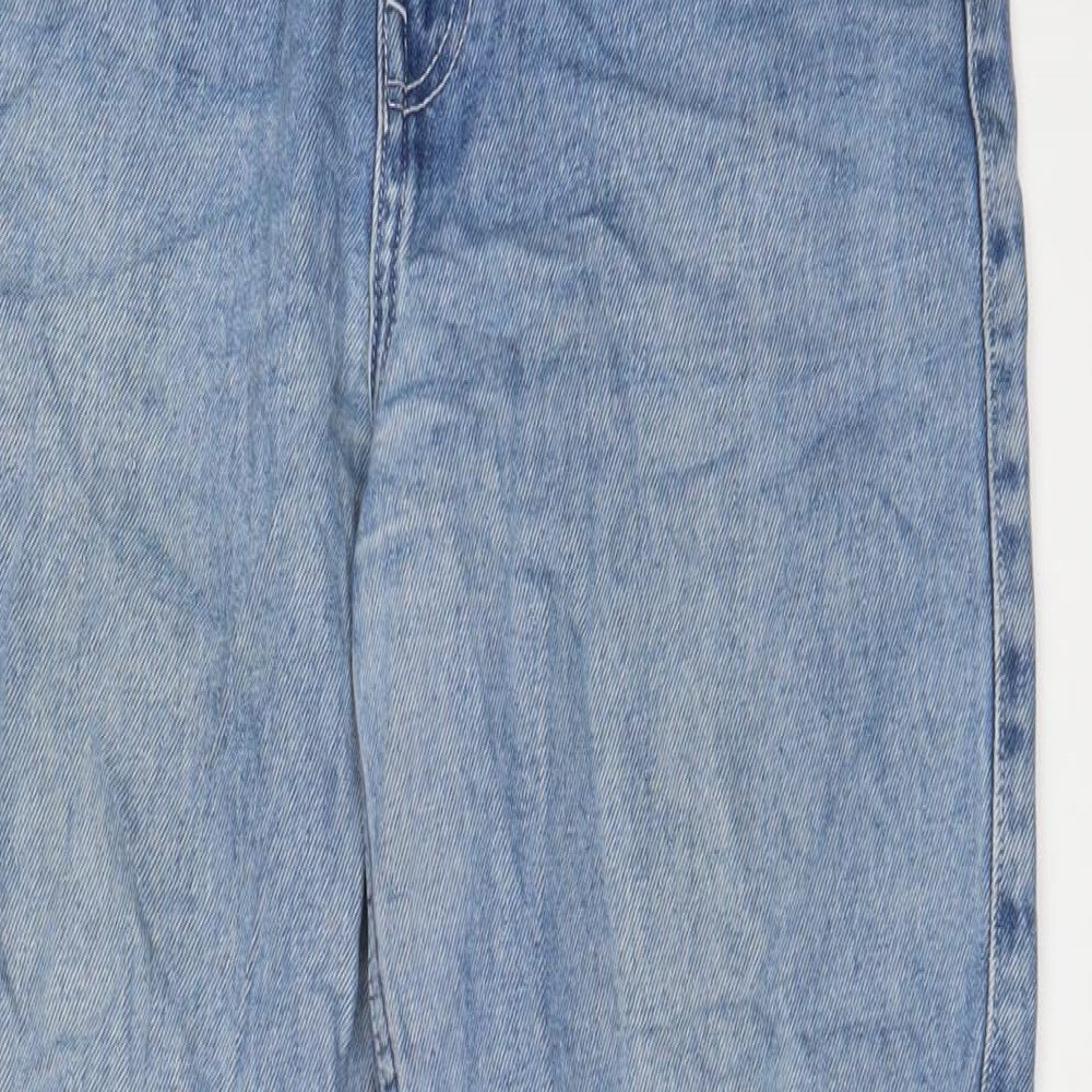 Womens UK Size 28 in Weekday Regular Fit Straight Blue Jeans