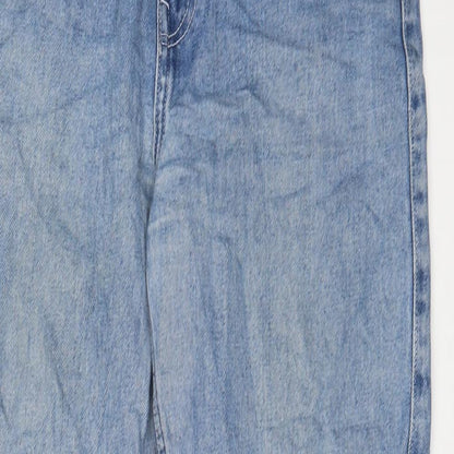 Womens UK Size 28 in Weekday Regular Fit Straight Blue Jeans