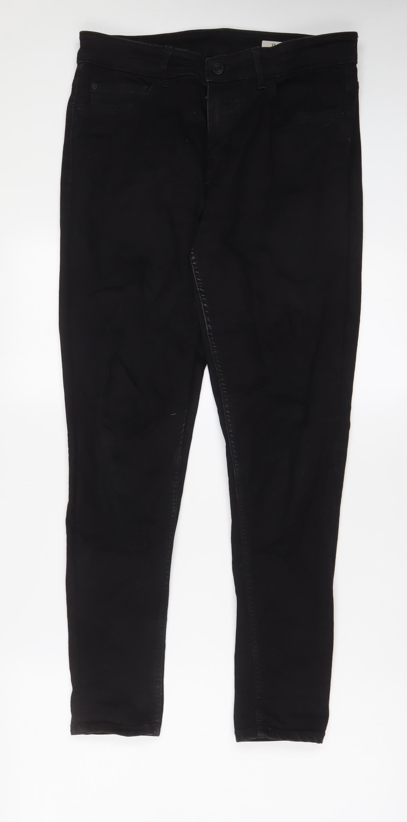 Womens UK Size 12 Marks and Spencer Regular Fit Skinny Black Jeans