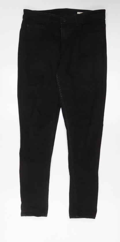 Womens UK Size 12 Marks and Spencer Regular Fit Skinny Black Jeans