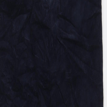 Autograph Mens Blue Cotton Trousers Size 30 in L31 in Regular Zip