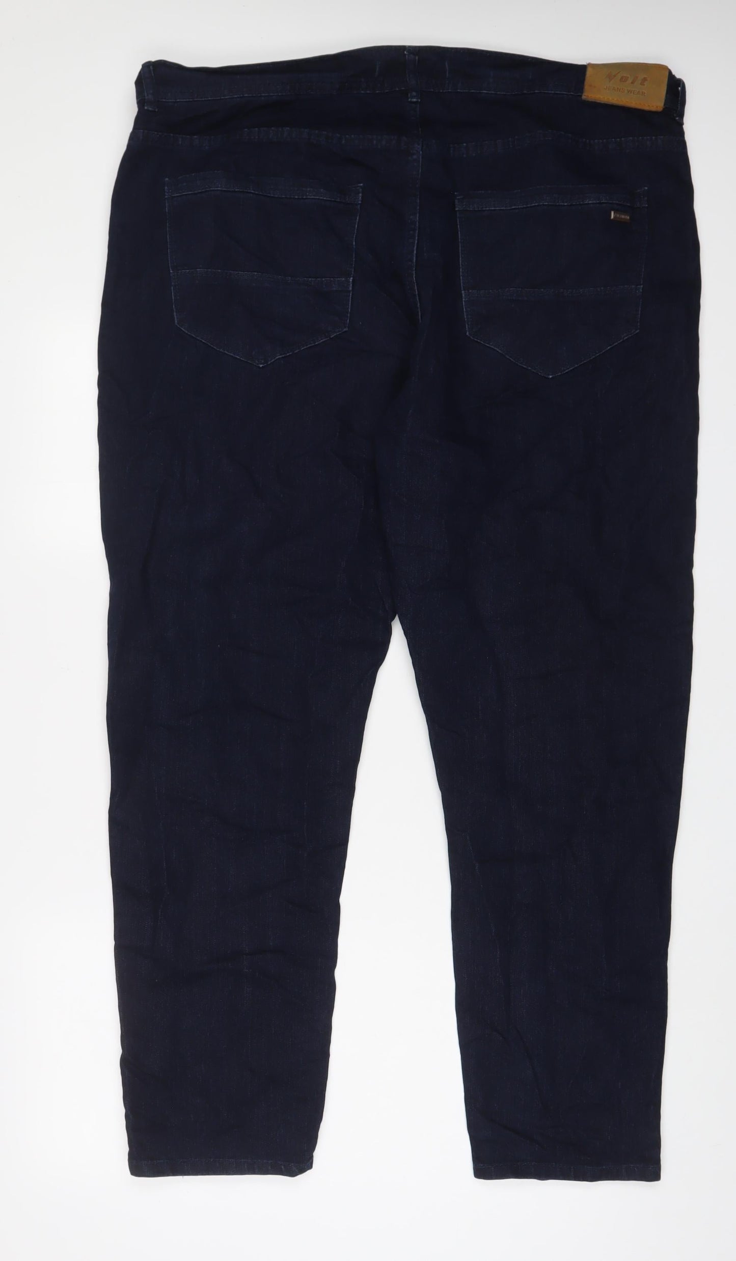Volt Womens Blue Cotton Straight Jeans Size 44 in L31 in Regular Zip