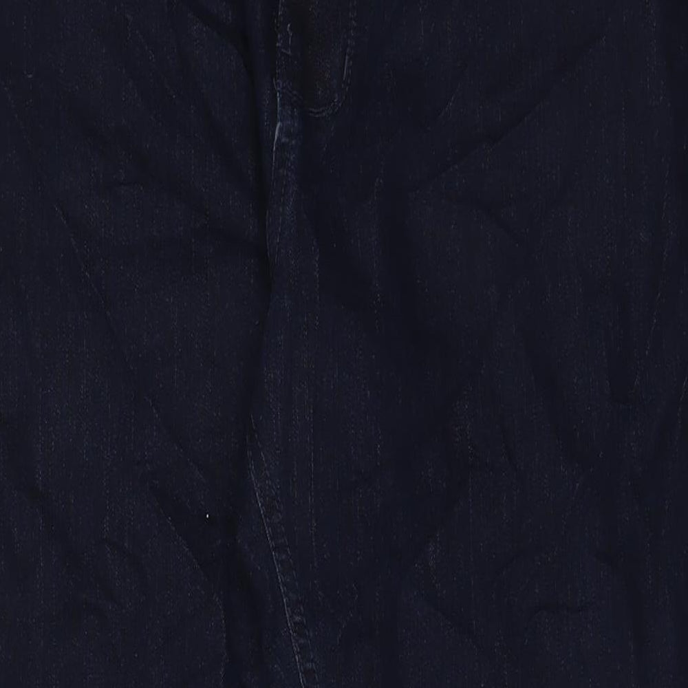 Volt Womens Blue Cotton Straight Jeans Size 44 in L31 in Regular Zip