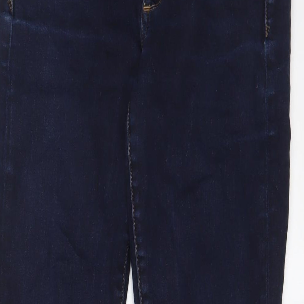 Gap Womens Blue Cotton Skinny Jeans Size 28 in L28 in Regular Zip