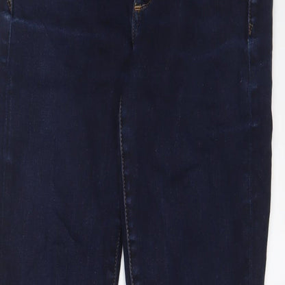 Gap Womens Blue Cotton Skinny Jeans Size 28 in L28 in Regular Zip