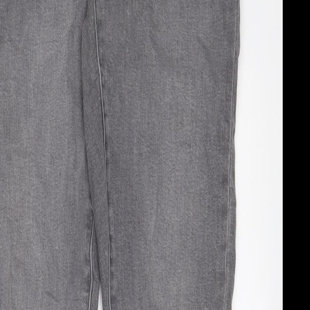 Zara Girls Grey Cotton Skinny Jeans Size 13-14 Years L30 in Regular Zip