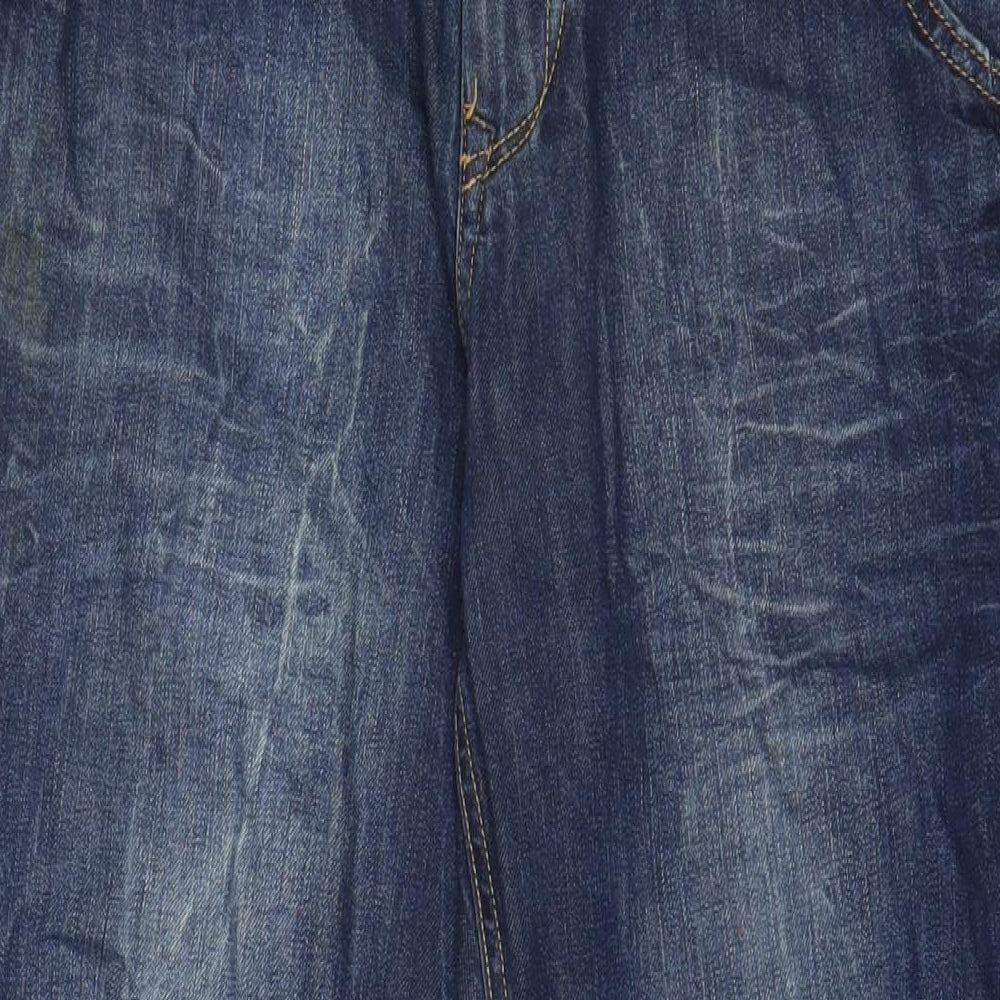 Mens UK Size 34 in River Island Regular Fit Skinny Blue Jeans