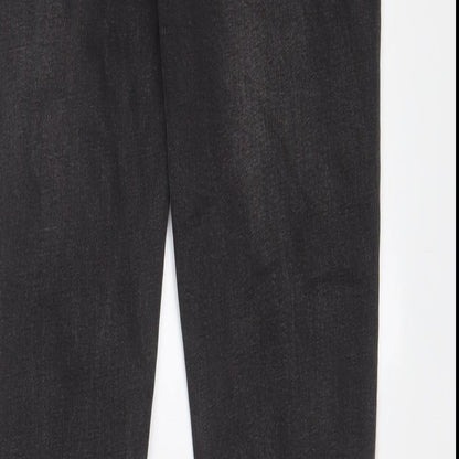 Mens UK Size 28 in Boohoo Regular Fit Skinny Grey Jeans