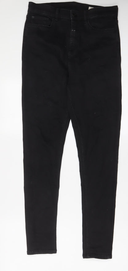 Womens UK Size 12 Marks and Spencer Regular Fit Skinny Black Jeans