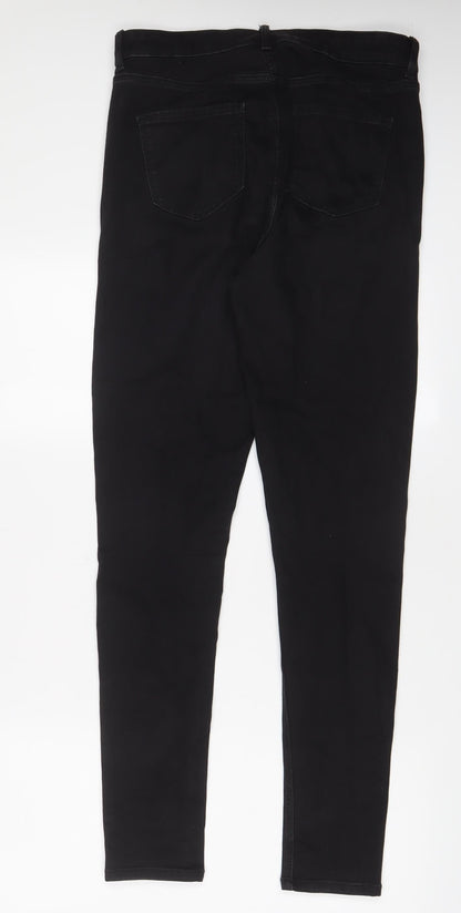 Womens UK Size 12 Marks and Spencer Regular Fit Skinny Black Jeans