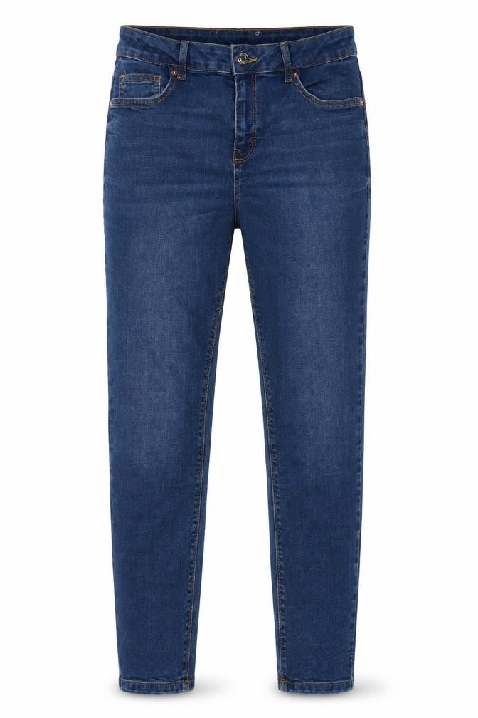 Womens UK Size 30 in Denim & Co. Regular Fit Skinny Blue Jeans