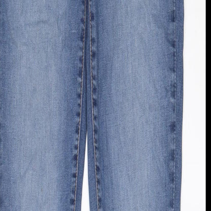 Gap Womens Blue Cotton Skinny Jeans Size 26 in L32 in Regular Zip