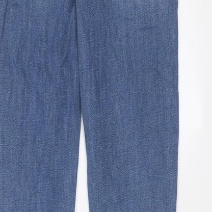 Gap Womens Blue Cotton Skinny Jeans Size 26 in L32 in Regular Zip