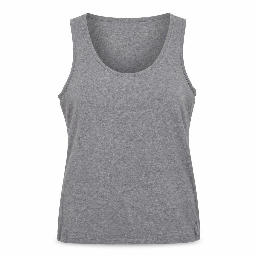Womens UK Size L Tezenis Grey Basic Tank