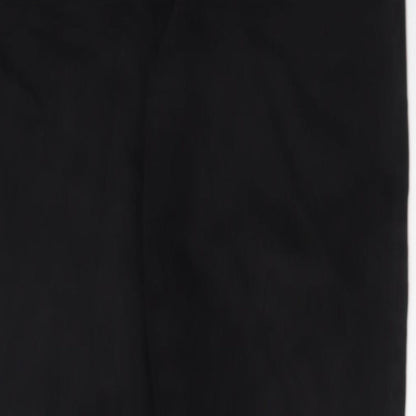 COLLUSION Womens Black Cotton Straight Jeans Size 28 in L30 in Regular Zip
