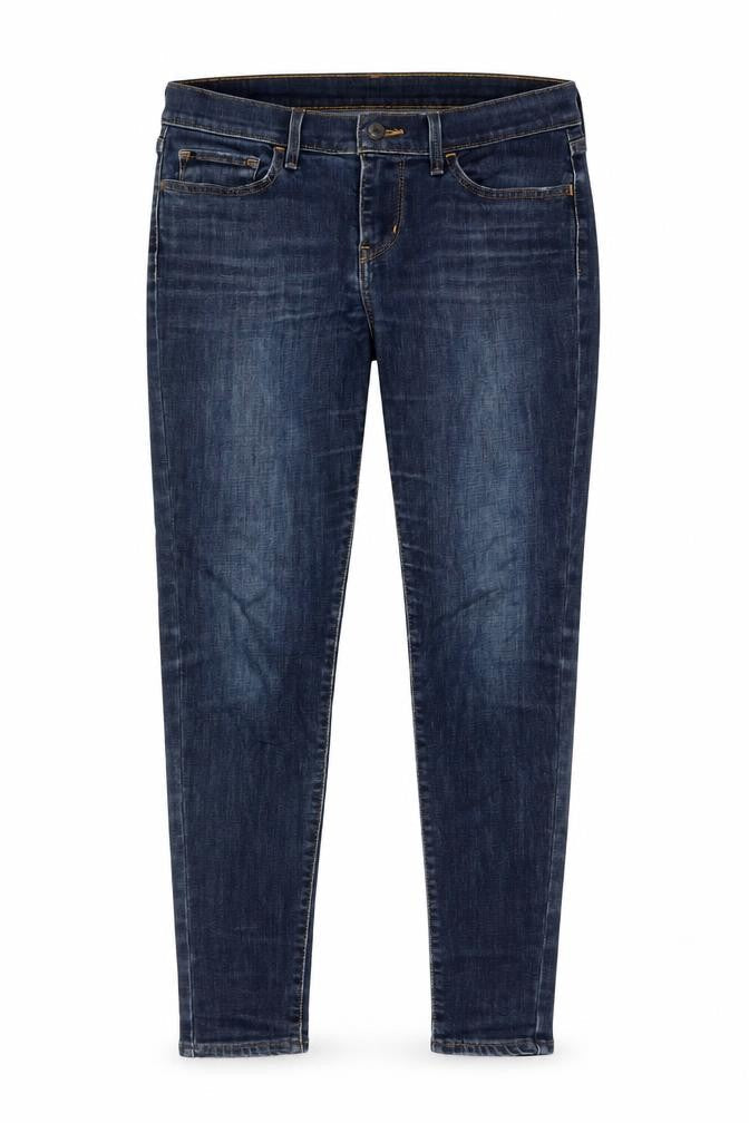 Womens UK Size 28 in Levi's Regular Fit Skinny Blue Jeans