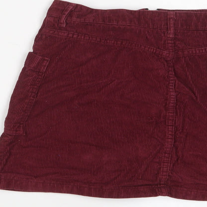 Womens UK Size 10 Topshop A-Line Corduroy Skirt