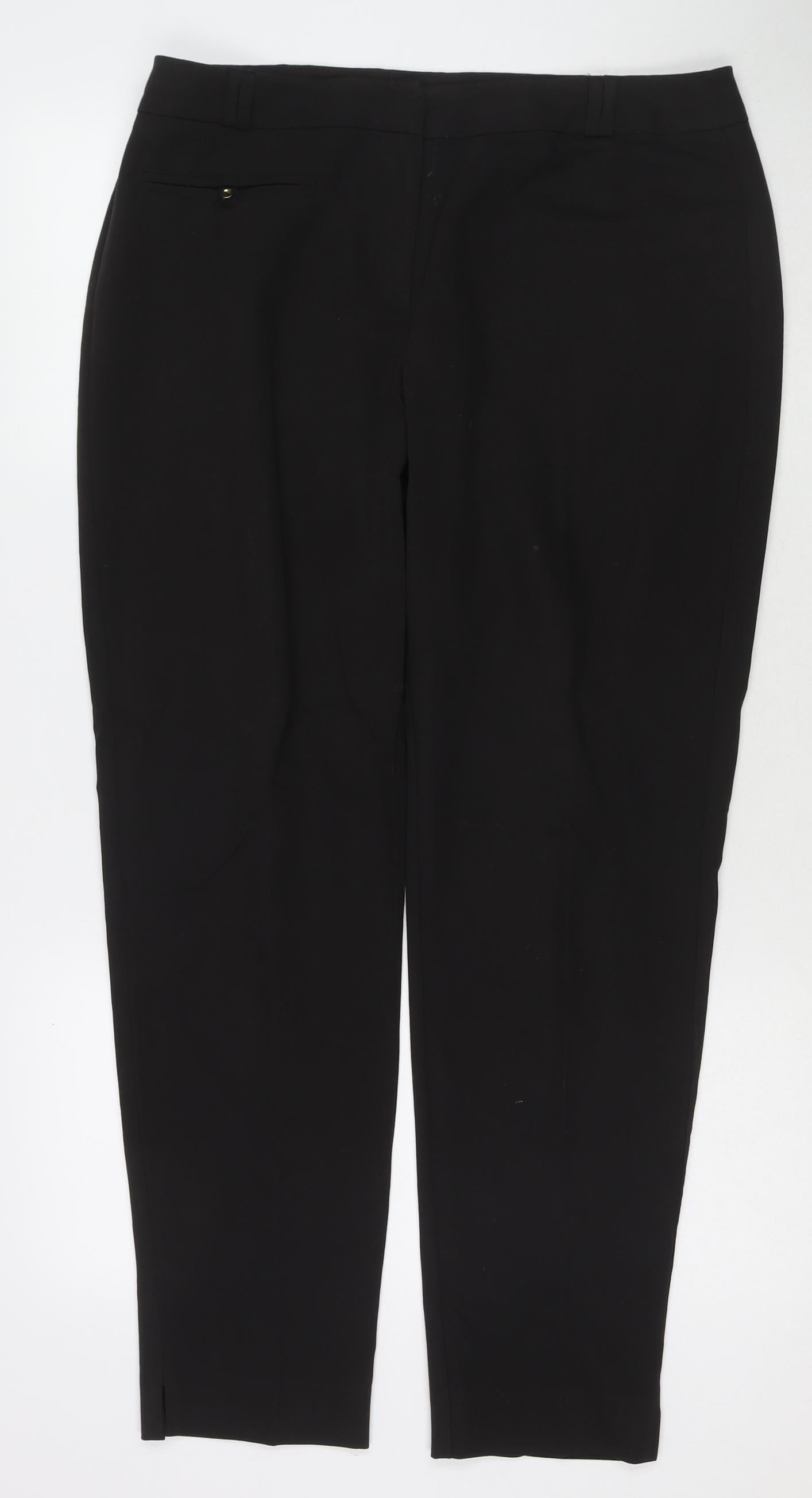 Womens UK Size 14 Select Regular Fit  Black Trousers