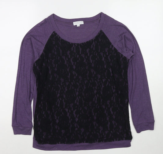 Womens UK Size 14 Joseph A Purple Pullover Jumper
