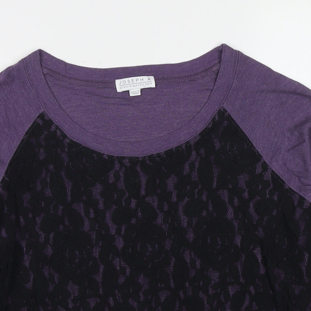Womens UK Size 14 Joseph A Purple Pullover Jumper