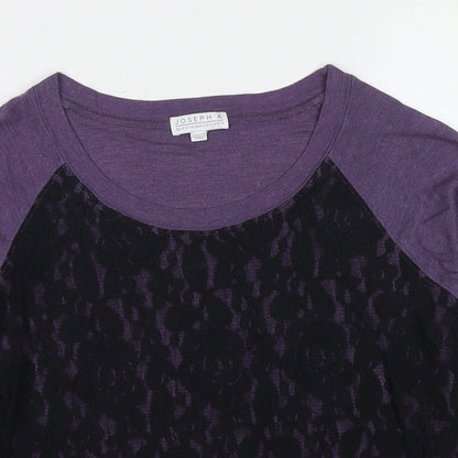 Womens UK Size 14 Joseph A Purple Pullover Jumper