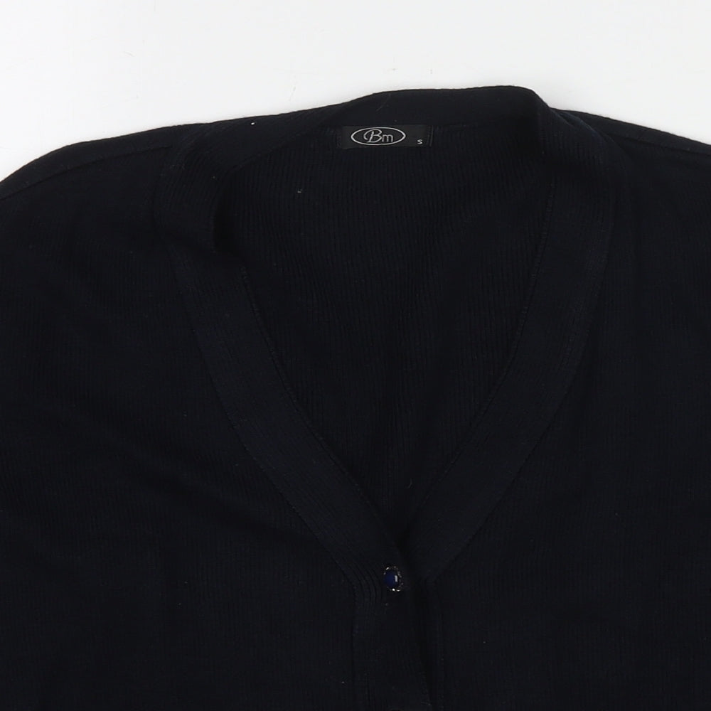 Womens UK Size S Bonmarché Blue Cardigan Jumper